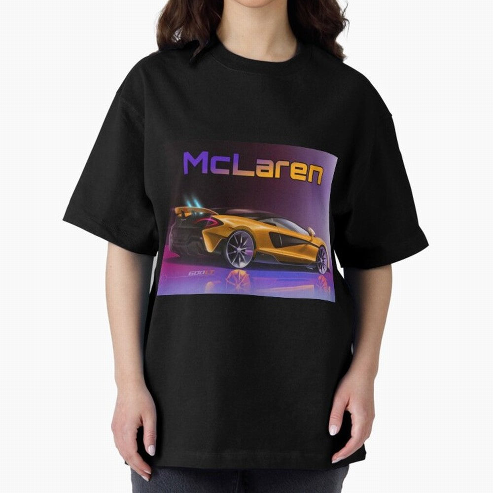 Mclaren in Gradient Metallic Color Oversized T-Shirt Follow the Road to the FIFA World Cup 2026 USA Canada Mexico Journey through Messi, Neymar and Mbappe Highlights, Portugal, Spain and Germany Pride, Football Passion, Legendary Performances,