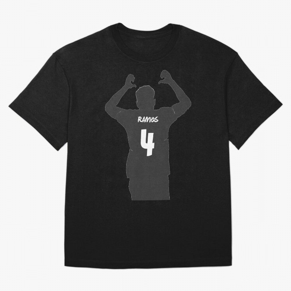 Sergio Ramos artwork Oversized T-Shirt Honor the Football Icons of Match Day Hype around FIFA World Cup 2026 USA Canada Mexico, Messi, England, Football Passion, Legendary Performances, Festival Vibes and Supporter Community; Great for Watch