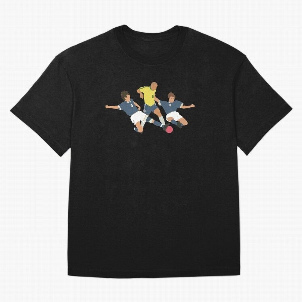 Ronaldo vs Maldini & Cannavaro Iconic Football Moment Oversized T-Shirt Support Iconic Players in Match Day Hype around FIFA World Cup 2026 Group Stage, Cristiano Ronaldo, Spain, Football Passion, Legendary Performances, Festival Vibes and