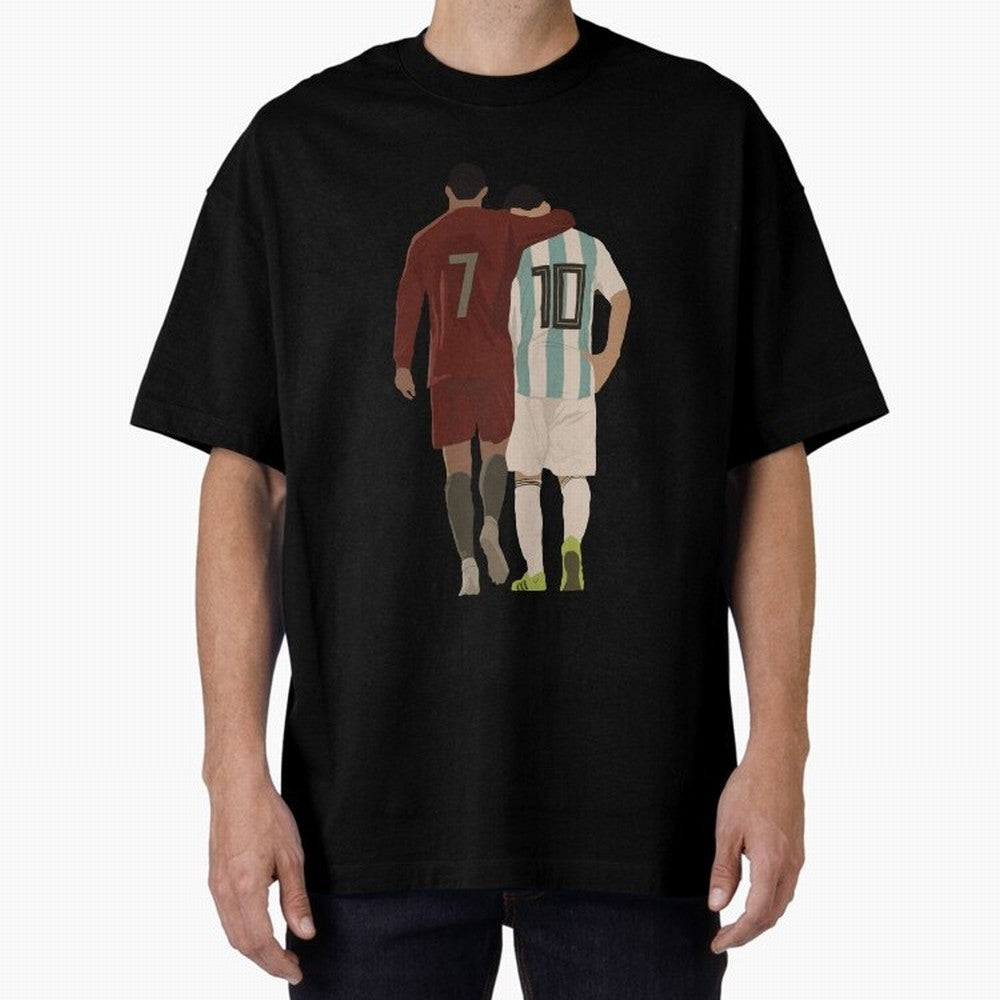 The Greatest Of All Time Oversized T-Shirt Represent Football Lovers during FIFA World Cup 2026 Connected to CR7, Netherlands Energy, Classic Soccer Heritage, Championship Pressure, Fan Loyalty and International Pride; Great for Watch Parties,