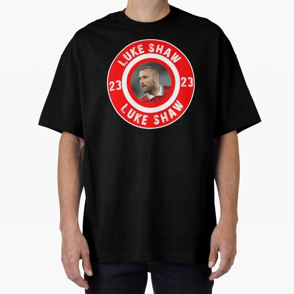 Luke Shaw Oversized T-Shirt Keep Football History Alive during Global Football Passion for FIFA World Cup 2026 Group Stage, Filled with Cristiano Ronaldo, Argentina, France and Brazil, Worldwide Fan Energy, Dramatic Goals, Stadium Lights and