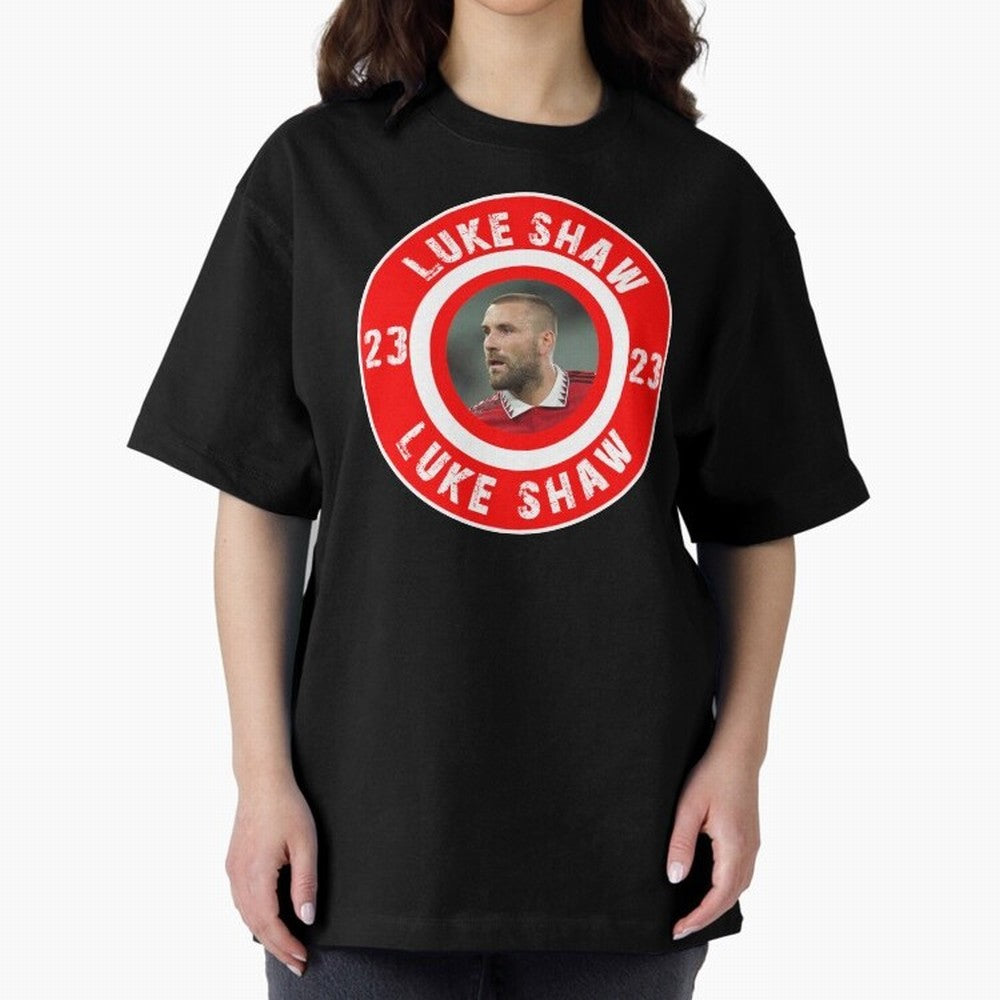 Luke Shaw Oversized T-Shirt Keep Football History Alive during Global Football Passion for FIFA World Cup 2026 Group Stage, Filled with Cristiano Ronaldo, Argentina, France and Brazil, Worldwide Fan Energy, Dramatic Goals, Stadium Lights and