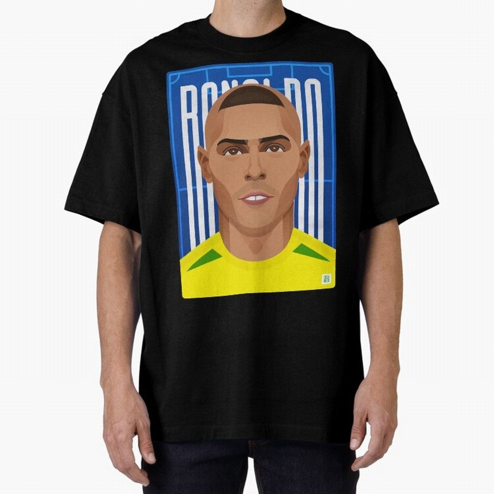 Ronaldo | The Phenomenon Oversized T-Shirt Bring Bold Fan Energy to Match Day Hype around FIFA World Cup 2026 USA Canada Mexico, Cristiano Ronaldo, Haaland and CR7, England, France and Netherlands, Football History, Final Match Energy, Crowd Noise