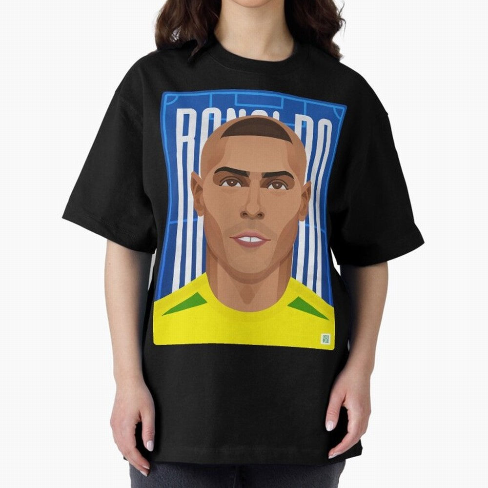 Ronaldo | The Phenomenon Oversized T-Shirt Bring Bold Fan Energy to Match Day Hype around FIFA World Cup 2026 USA Canada Mexico, Cristiano Ronaldo, Haaland and CR7, England, France and Netherlands, Football History, Final Match Energy, Crowd Noise