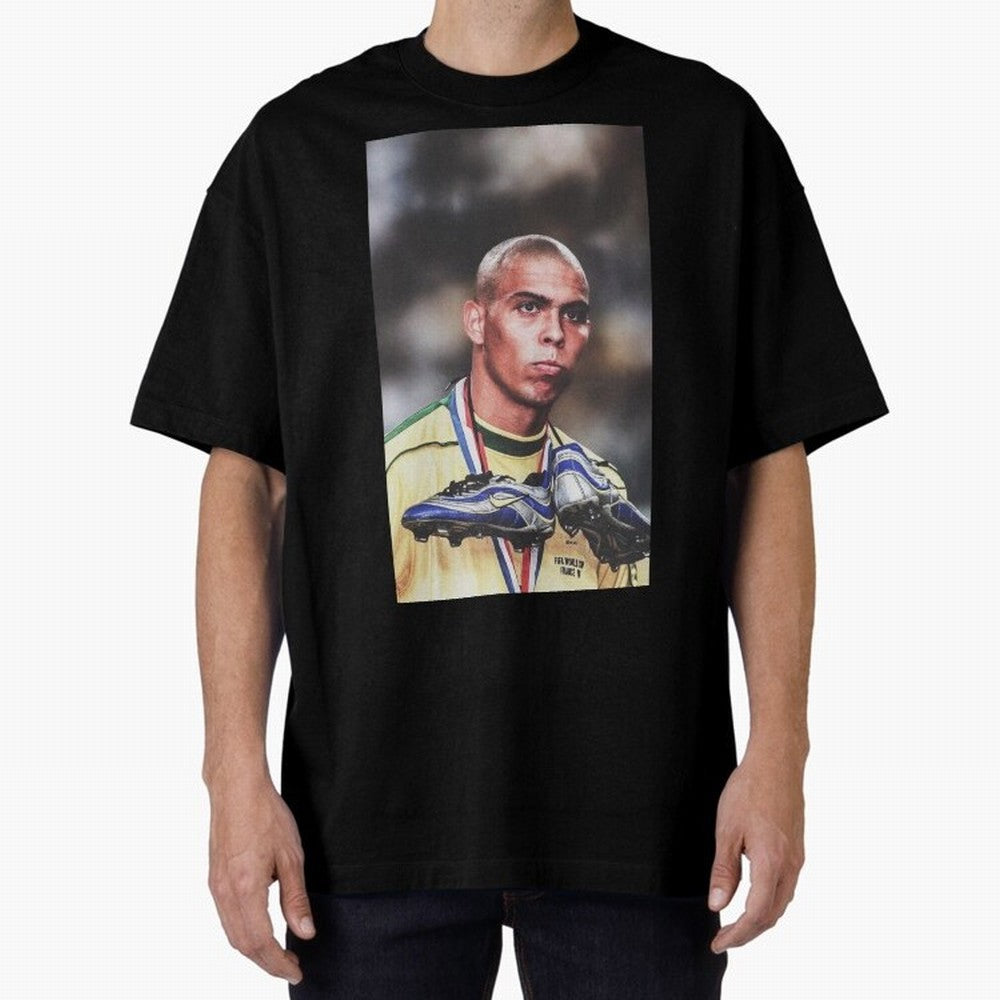 Ronaldo Luis Nazario de Lima Art Oversized T-Shirt Feel the Heartbeat of Global Football Passion for FIFA World Cup 2026, Made for Messi, CR7 and Mbappe, Netherlands, Supporter Pride, Iconic Celebrations, Legendary Names and Global Match Day