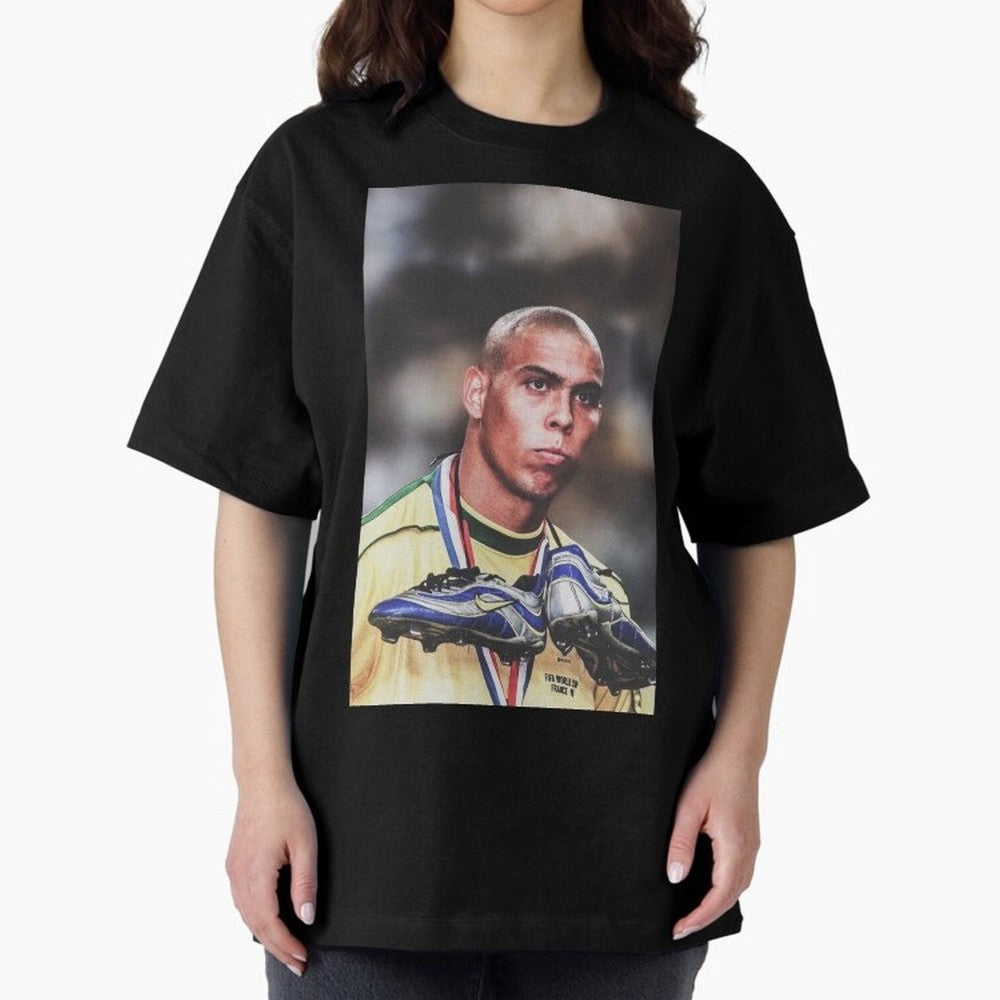 Ronaldo Luis Nazario de Lima Art Oversized T-Shirt Feel the Heartbeat of Global Football Passion for FIFA World Cup 2026, Made for Messi, CR7 and Mbappe, Netherlands, Supporter Pride, Iconic Celebrations, Legendary Names and Global Match Day
