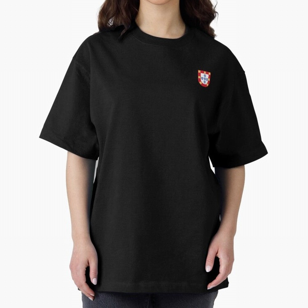 Portuguese Shield Oversized T-Shirt Make Every Kick Count in FIFA World Cup 2026 Filled with Cristiano Ronaldo, Haaland and CR7, Brazil Energy, Fan Favorite Moments, National Team Passion, Big Match Drama and Soccer History; Ideal for Fans Who
