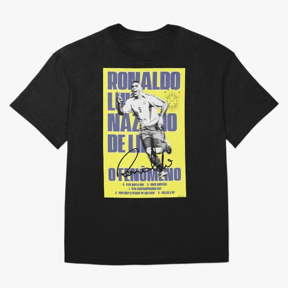 R9 Ronaldo Nazario Poster Oversized T-Shirt Carry the Dream of FIFA World Cup 2026 USA Canada Mexico for Fans of Haaland and Mbappe and France, Bringing Classic Soccer Heritage, Championship Pressure, Fan Loyalty and International Pride; Made for