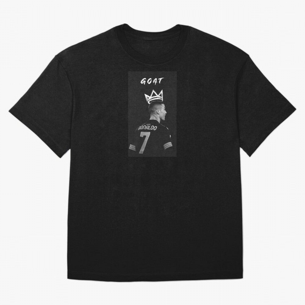 Ronaldo Goat Oversized T-Shirt Join Supporters Worldwide for FIFA World Cup 2026 Driven by CR7 and Messi, Argentina, France and Brazil Energy, Classic Soccer Heritage, Championship Pressure, Fan Loyalty and International Pride; Ideal for Passionate