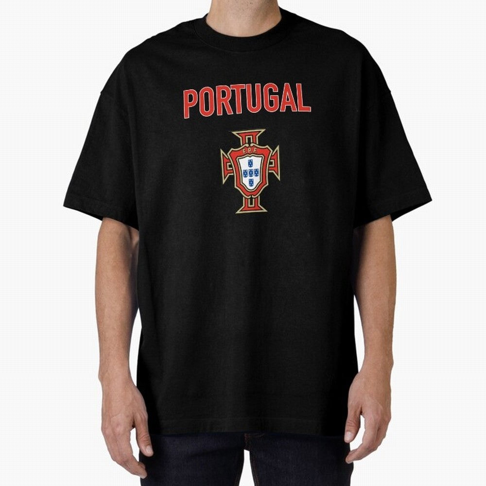 Portugal Oversized T-Shirt Make Every Match About FIFA World Cup 2026 for Fans of Messi and Cristiano Ronaldo and France and Portugal, Bringing Stadium Memories, Football Loyalty, International Chants and Championship Tradition; Great for Watch