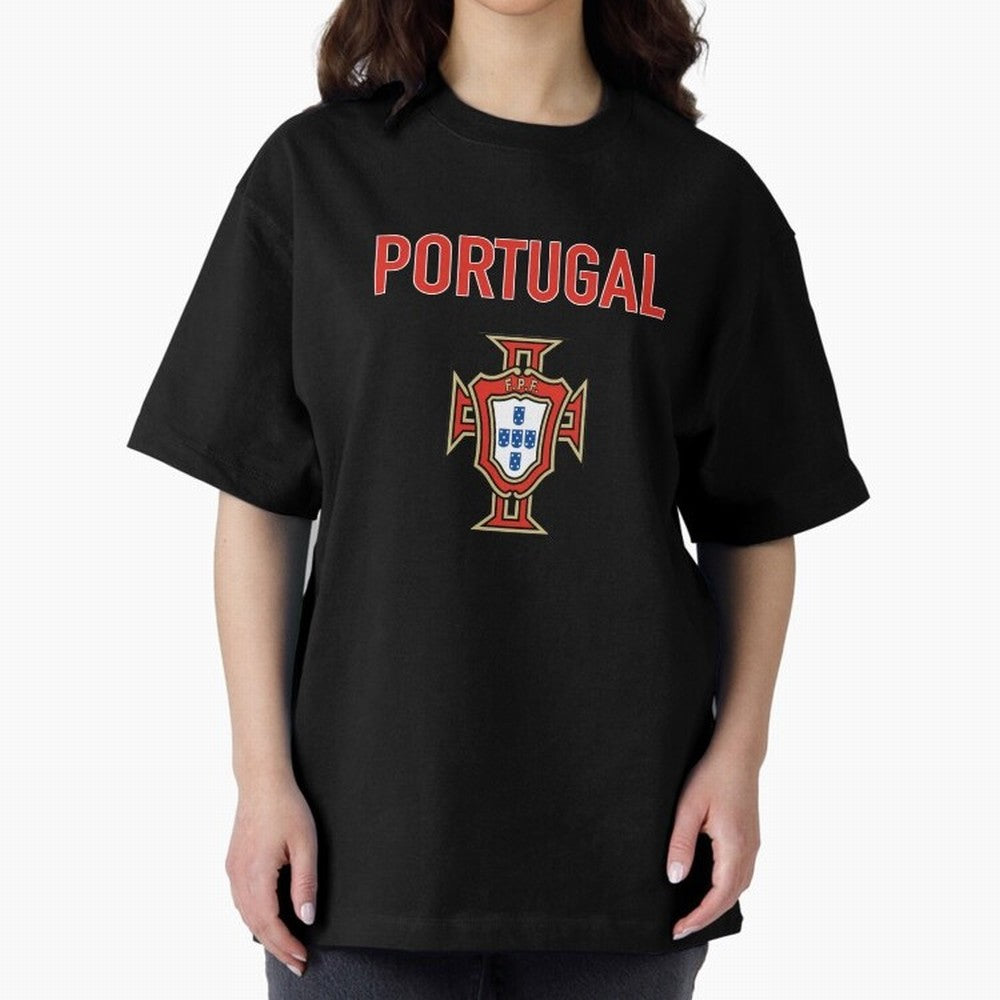 Portugal Oversized T-Shirt Make Every Match About FIFA World Cup 2026 for Fans of Messi and Cristiano Ronaldo and France and Portugal, Bringing Stadium Memories, Football Loyalty, International Chants and Championship Tradition; Great for Watch