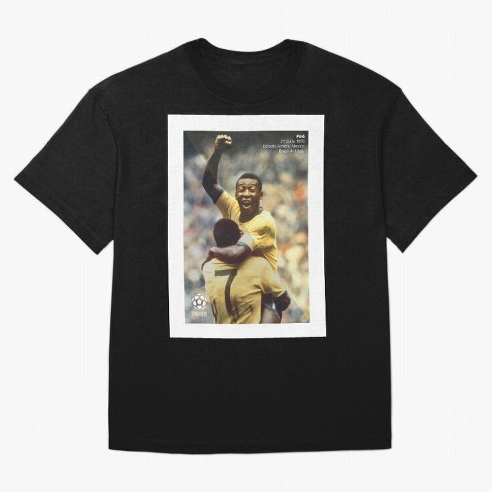Pele Oversized T-Shirt Stand Proud for FIFA World Cup 2026 USA Canada Mexico Spirit, Highlighting Argentina and Brazil, Haaland, Stadium Chants, National Pride, Trophy Dreams and Unforgettable Football Memories; Made for Collectors Who Enjoy Iconic