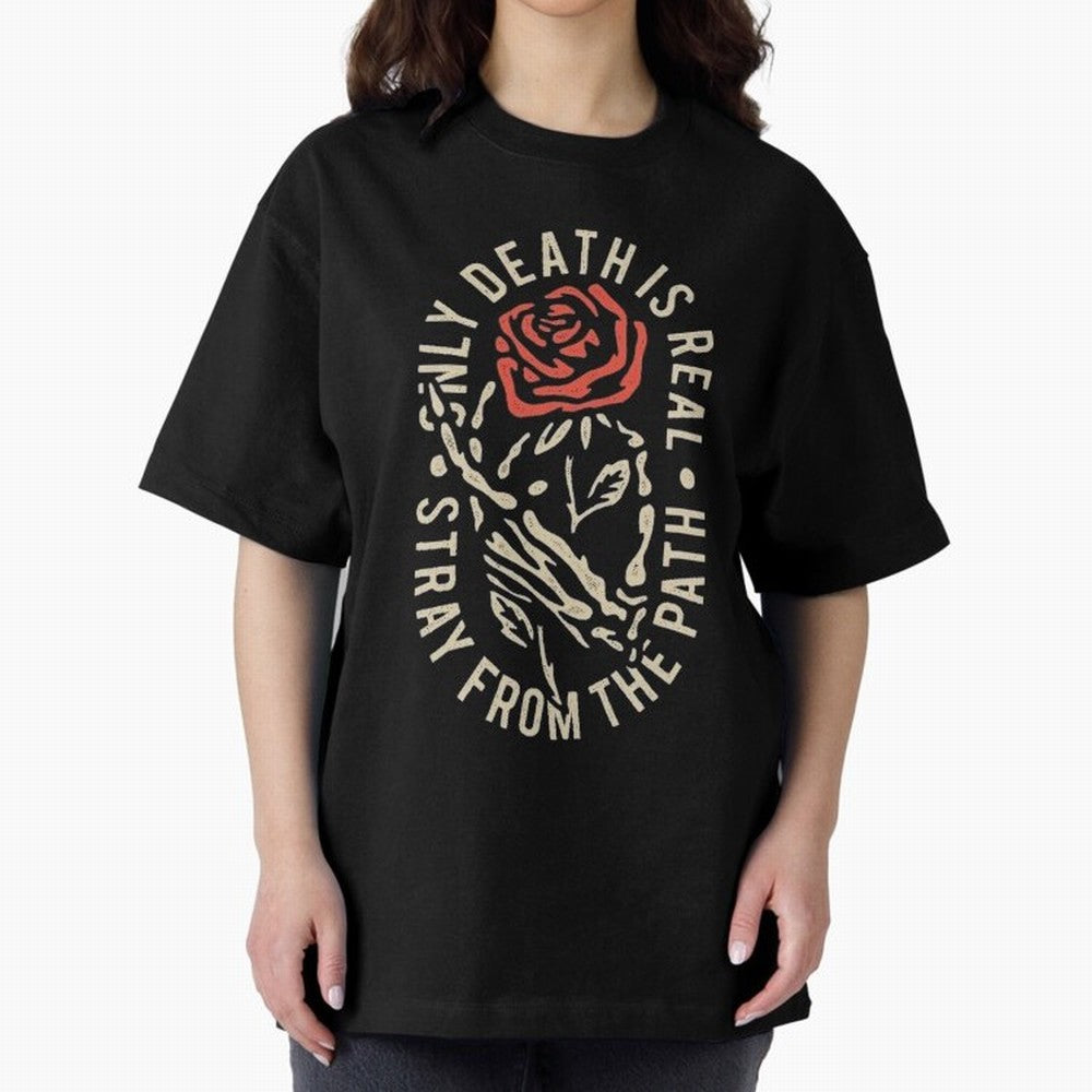 Stray from the path /only ddeath is real Oversized T-Shirt Join Supporters Worldwide for the FIFA World Cup 2026 Journey through Messi, Neymar and Mbappe Highlights, Portugal, Spain and Germany Pride, Goal Celebration Energy, Supporter Heritage,