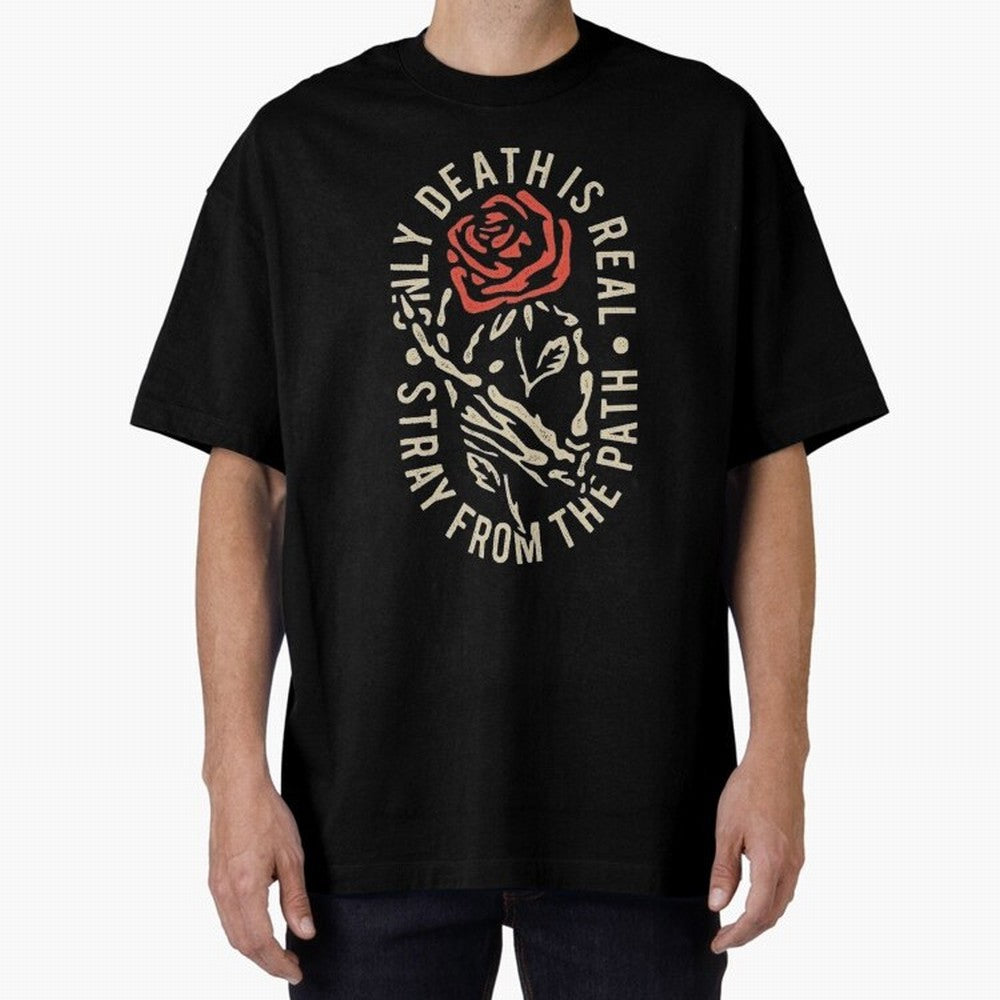 Stray from the path /only ddeath is real Oversized T-Shirt Join Supporters Worldwide for the FIFA World Cup 2026 Journey through Messi, Neymar and Mbappe Highlights, Portugal, Spain and Germany Pride, Goal Celebration Energy, Supporter Heritage,