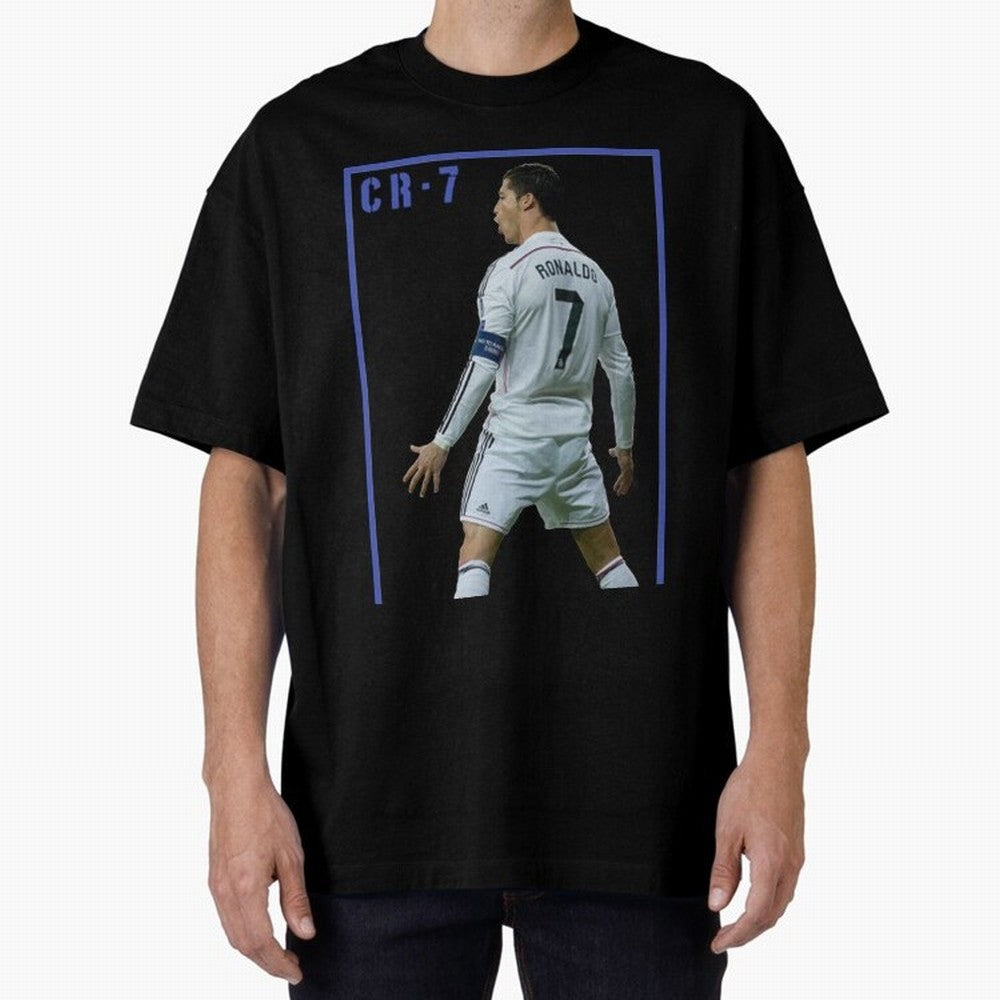 Ronaldo Christiano ronaldo Oversized T-Shirt Keep the Legacy of the FIFA World Cup 2026 USA Canada Mexico Journey through Haaland and Mbappe Highlights, England and Germany Pride, Worldwide Fan Energy, Dramatic Goals, Stadium Lights and