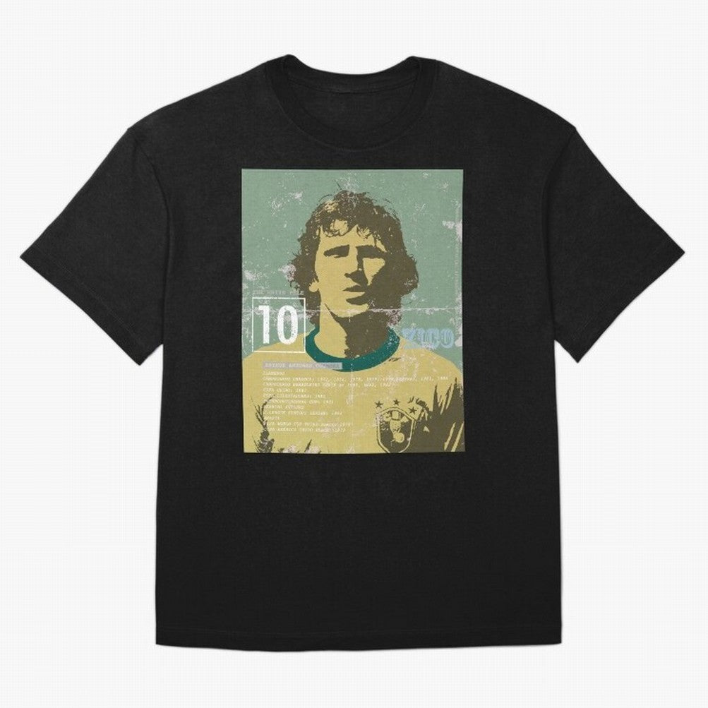 Zico Oversized T-Shirt Honor the FIFA World Cup 2026 Journey through Haaland Highlights, England, France and Netherlands Pride, Football Passion, Legendary Performances, Festival Vibes and Supporter Community; Ideal for Passionate Fans Who Love