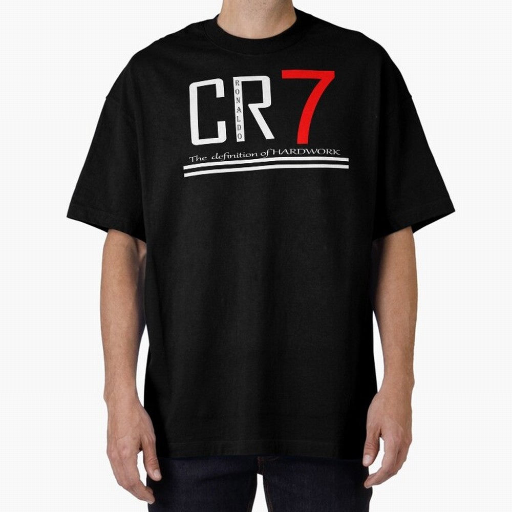 Christiano Ronaldo T-shirts Oversized T-Shirt Celebrate Fan Favorites in Match Day Hype around FIFA World Cup 2026, Messi, CR7 and Mbappe, Portugal, Spain and Germany, Worldwide Fan Energy, Dramatic Goals, Stadium Lights and Championship