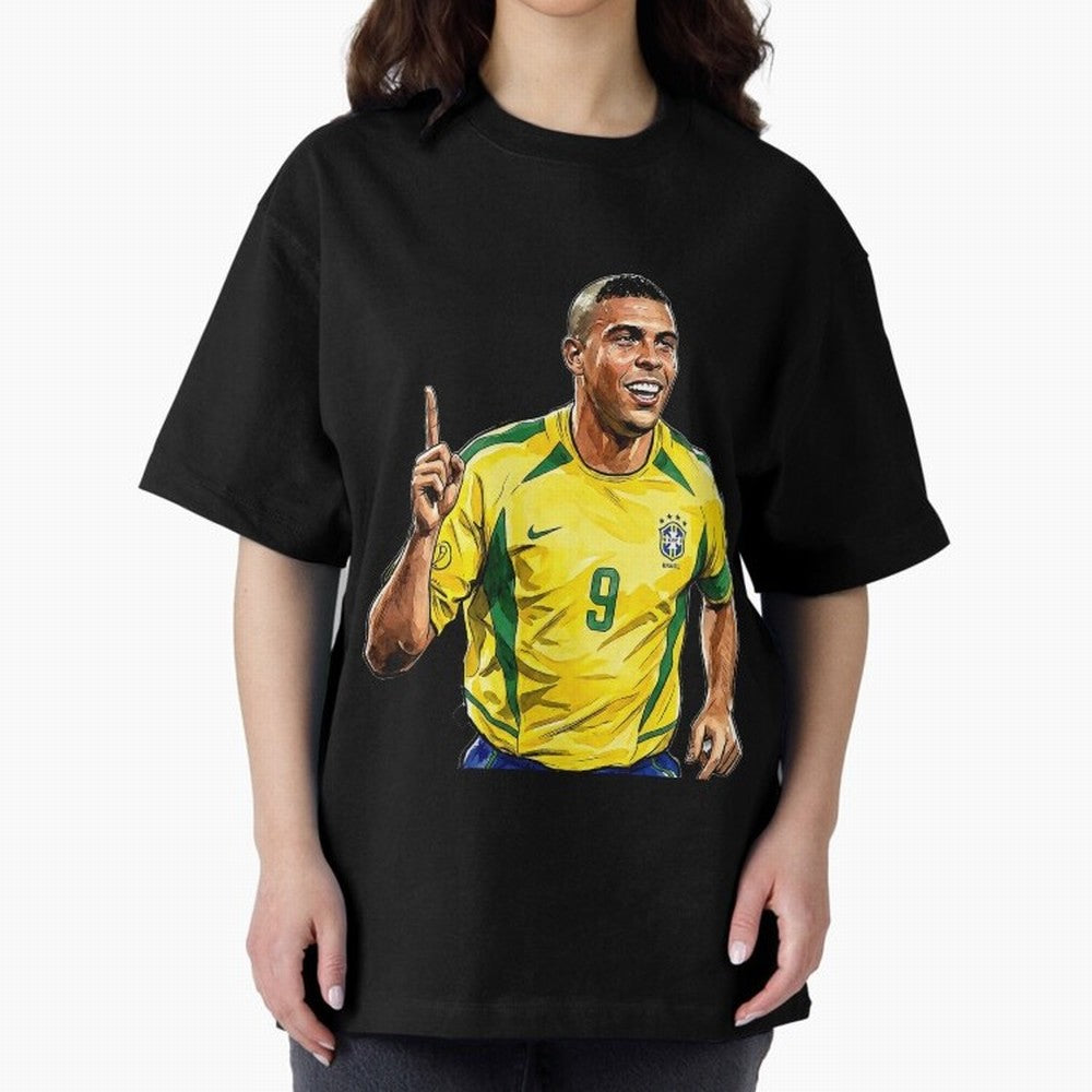 Ronaldo Fen?meno Oversized T-Shirt Represent the FIFA World Cup 2026 Group Stage Journey through Haaland Highlights, Argentina Pride, Vintage Soccer Flavor, Modern Football Stars, National Flags and Final Night Emotion; Created for Match Day