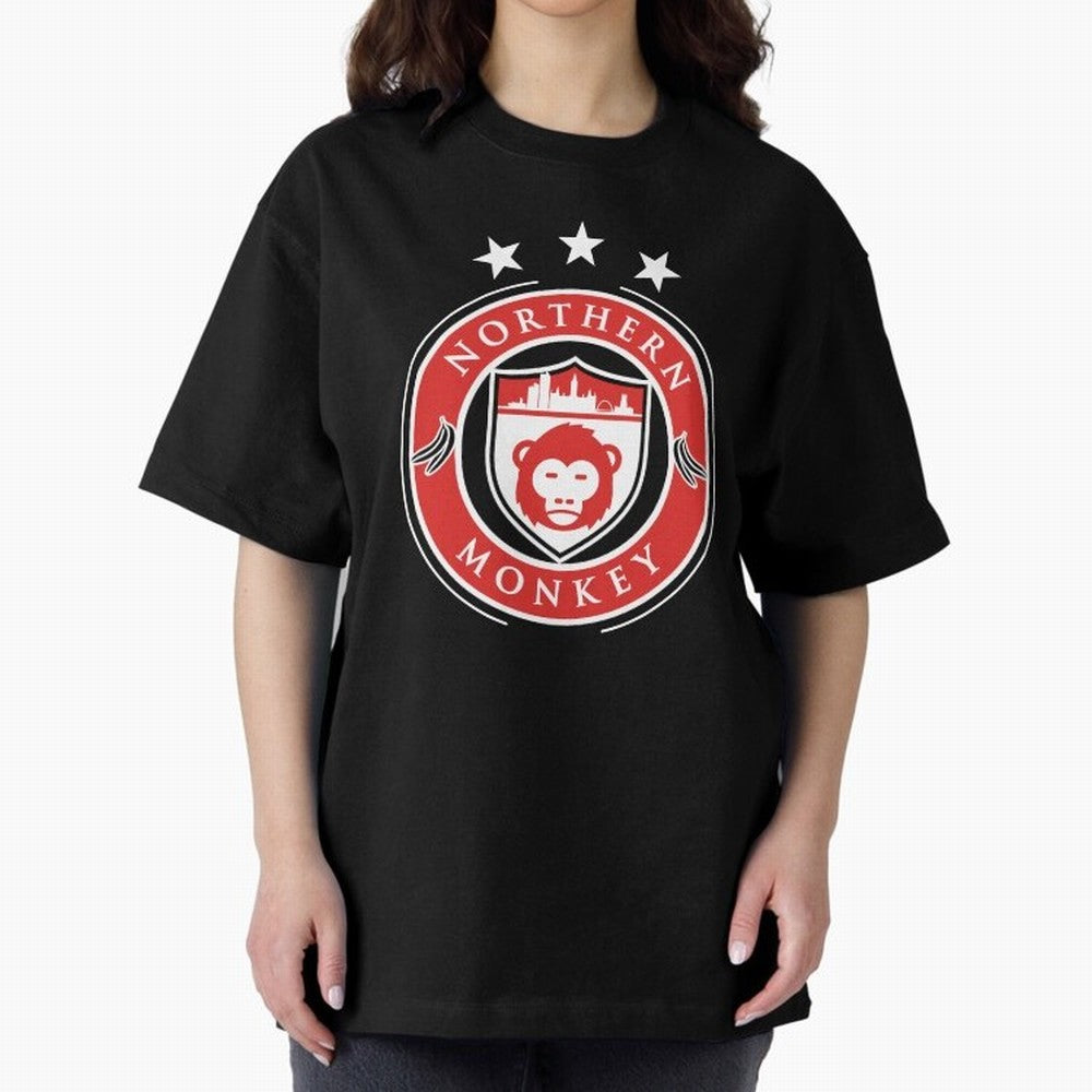 Northern Monkey United Oversized T-Shirt Bring Champion Energy into Global Football Passion for FIFA World Cup 2026 USA Canada Mexico, with Neymar, Haaland and Cristiano Ronaldo, England and Germany, Stadium Chants, National Pride, Trophy Dreams