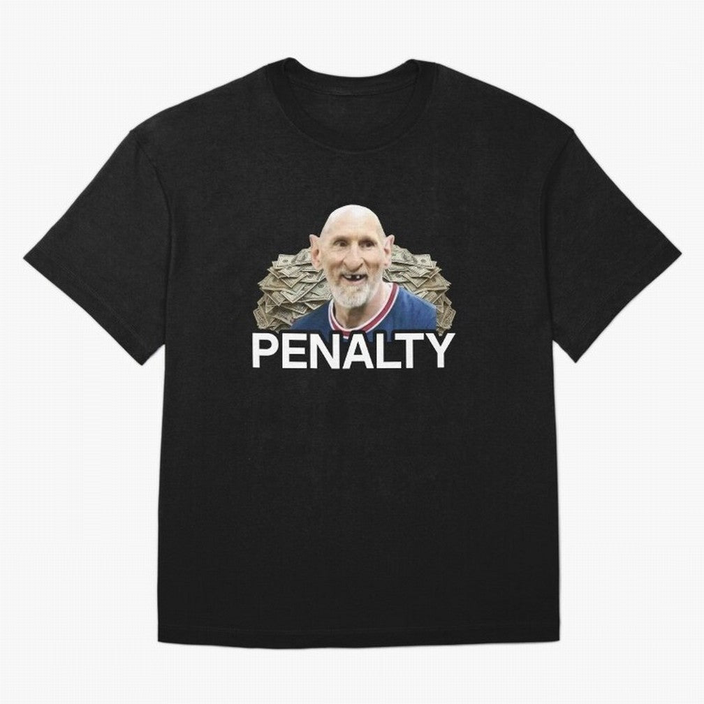 Lionel Pessi penalty please Oversized T-Shirt Elevate FIFA World Cup 2026 for Fans of Haaland and Portugal, Bringing Retro Football Energy, Iconic Rivalries, Trophy Chase Drama and Stadium Atmosphere; Built for Supporters Chasing Trophy Dreams,