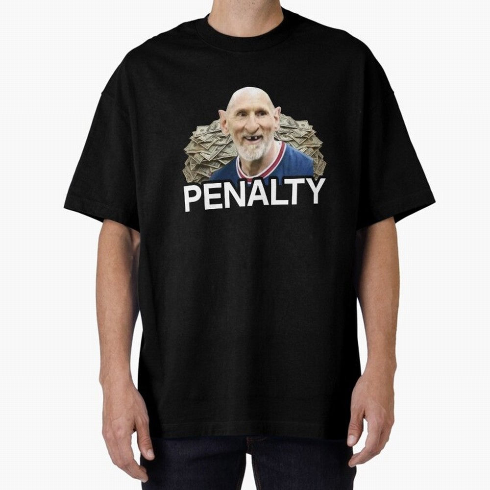 Lionel Pessi penalty please Oversized T-Shirt Elevate FIFA World Cup 2026 for Fans of Haaland and Portugal, Bringing Retro Football Energy, Iconic Rivalries, Trophy Chase Drama and Stadium Atmosphere; Built for Supporters Chasing Trophy Dreams,