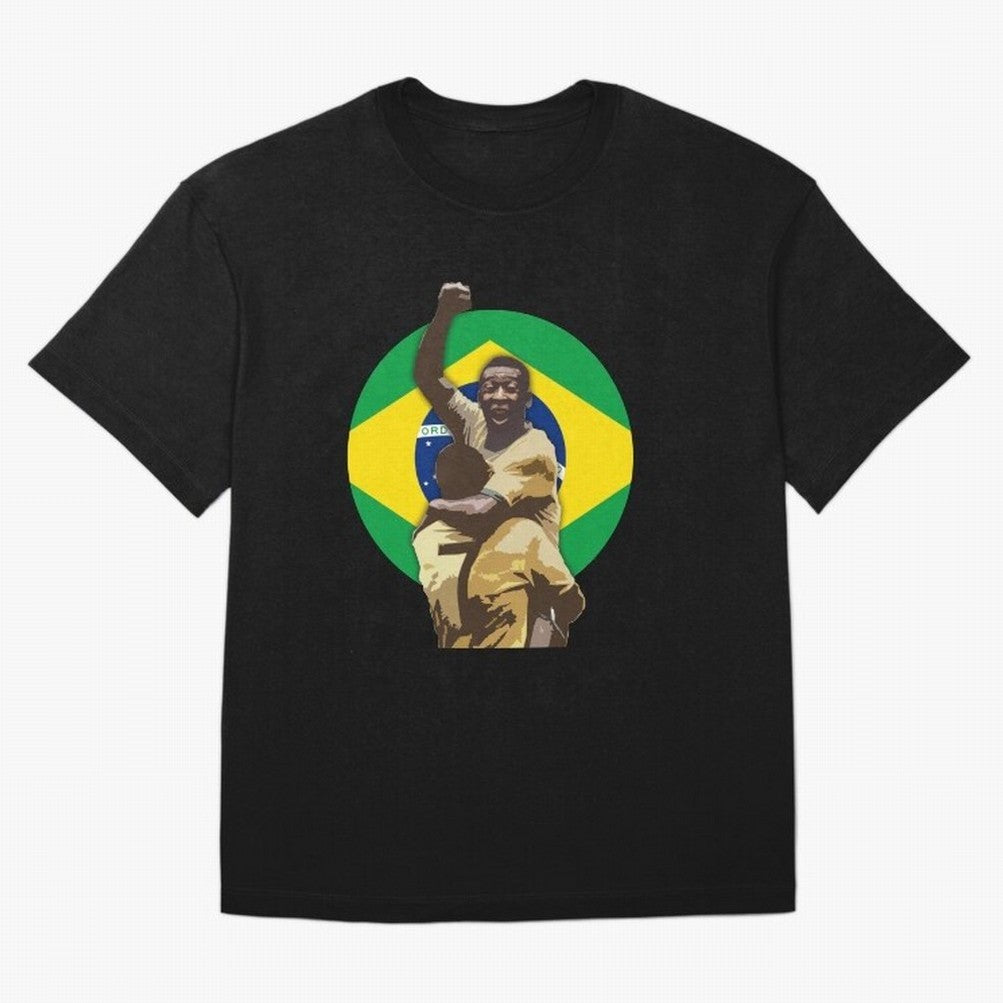 Pele Greates Footbal Player in History - Joga Bonito Oversized T-Shirt Treasure FIFA World Cup 2026 USA Canada Mexico Spirit, Featuring France and Portugal, CR7, Stadium Chants, National Pride, Trophy Dreams and Unforgettable Football Memories;
