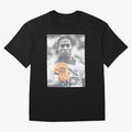 Wallpaper Ronaldinho Illustration Oversized T-Shirt Follow FIFA World Cup 2026 Spirit, Highlighting Germany, Neymar, Haaland and Cristiano Ronaldo, Goal Celebration Energy, Supporter Heritage, Football Icons and Worldwide Tournament Joy; Made for