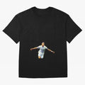 Ronaldo pop art Oversized T-Shirt Show Match Day Excitement for FIFA World Cup 2026 Featuring Messi, CR7 and Mbappe, Netherlands Energy, Tournament Hype, Historic Matchups, Family Viewing Parties and Global Sports Pride; Ideal for Fans Who Follow