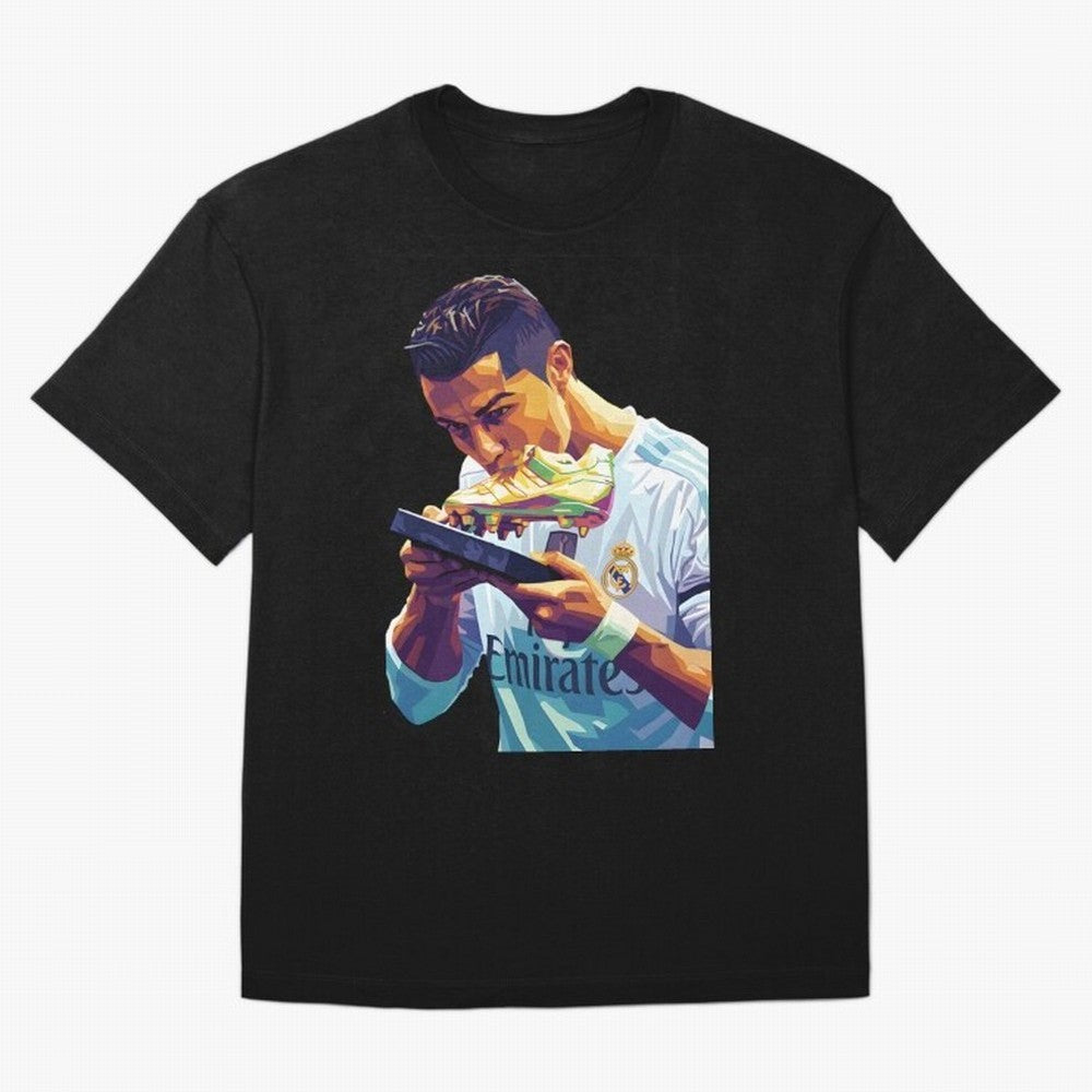 Ronaldo pop art Oversized T-Shirt Honor Champions and Dreams in FIFA World Cup 2026 USA Canada Mexico Made for Mbappe and Neymar, Spain Energy, Fan Favorite Moments, National Team Passion, Big Match Drama and Soccer History; Created for Match Day