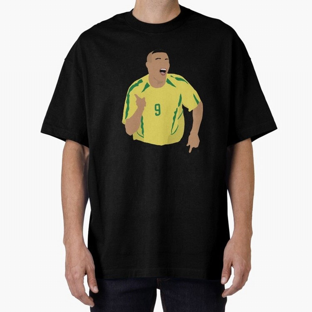 Ronaldo Oversized T-Shirt Bring Stadium Energy to FIFA World Cup 2026 Highlighting Messi, Brazil, Portugal and Argentina Energy, Championship Spirit, Famous Goals, Roaring Crowds and International Football Unity; Ideal for Passionate Fans Who Love