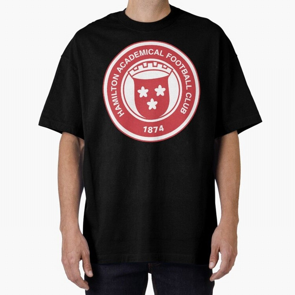 Hamilton Accies Football Club Oversized T-Shirt Bring a Champion Mindset to Global Football Passion for FIFA World Cup 2026, Capturing Mbappe and Neymar, England, France and Netherlands, Classic Soccer Heritage, Championship Pressure, Fan Loyalty