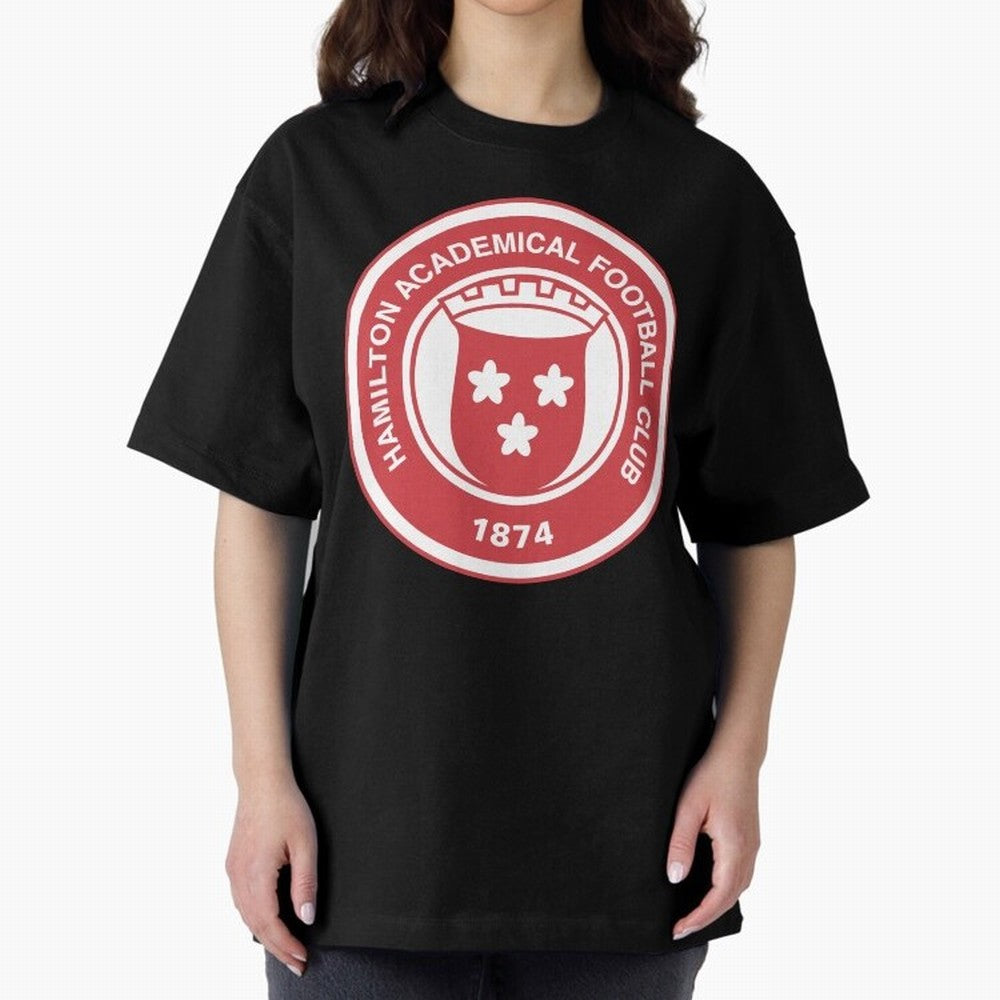 Hamilton Accies Football Club Oversized T-Shirt Bring a Champion Mindset to Global Football Passion for FIFA World Cup 2026, Capturing Mbappe and Neymar, England, France and Netherlands, Classic Soccer Heritage, Championship Pressure, Fan Loyalty