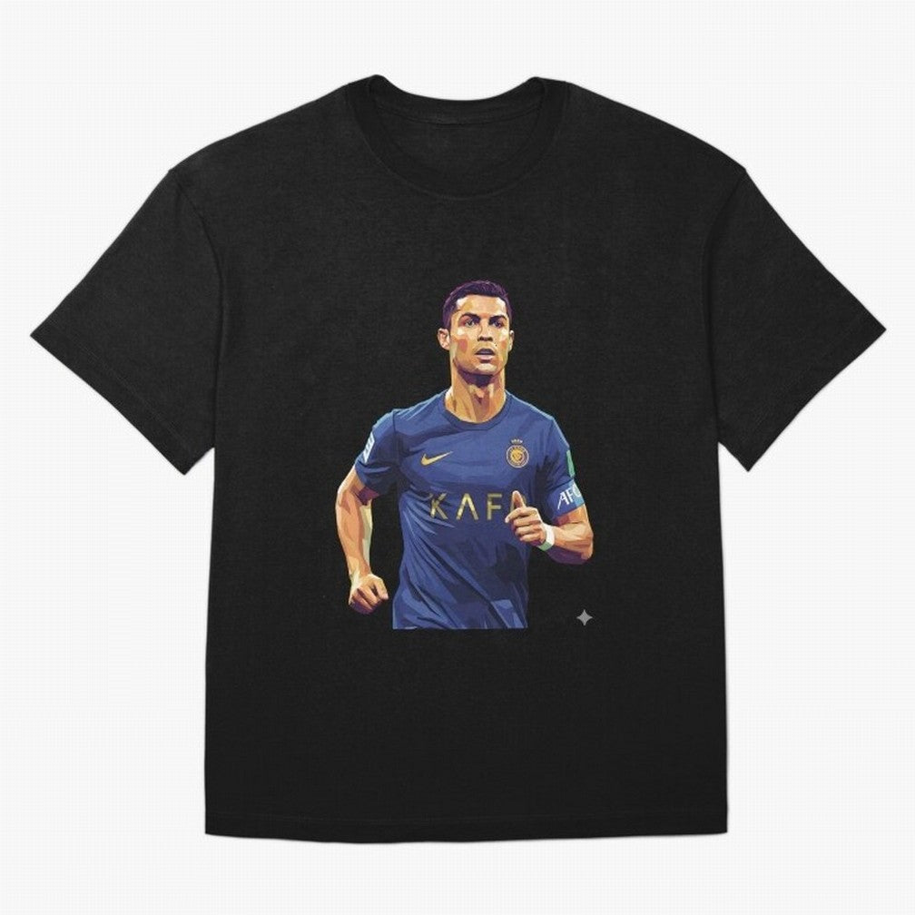 Ronaldo pop art Oversized T-Shirt Follow Every Goal of FIFA World Cup 2026 USA Canada Mexico Connected to Cristiano Ronaldo, Haaland and CR7, Netherlands Energy, Football History, Final Match Energy, Crowd Noise and Once in a Lifetime Moments; Made