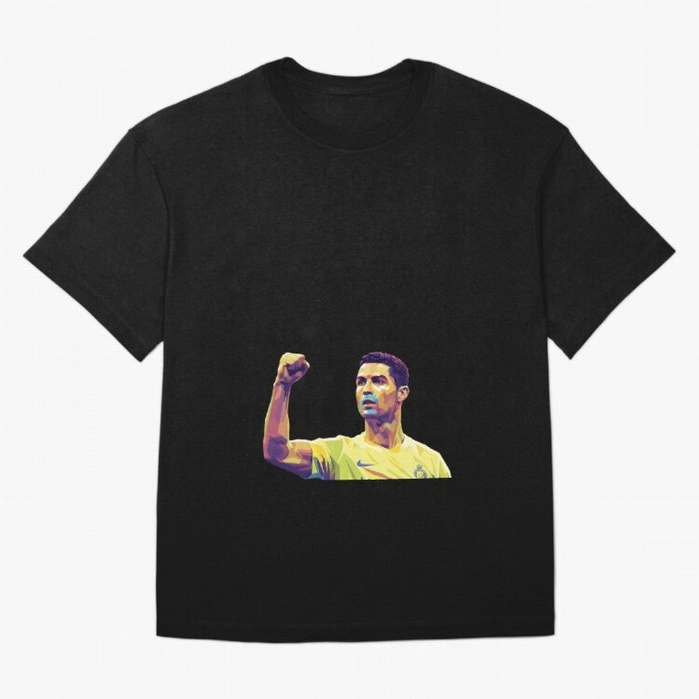 Ronaldo pop art Oversized T-Shirt Stand Out with Spirit from Match Day Hype around FIFA World Cup 2026 Group Stage, Cristiano Ronaldo, Haaland and CR7, Germany, Sports Nostalgia, International Competition, Famous Players and Unforgettable