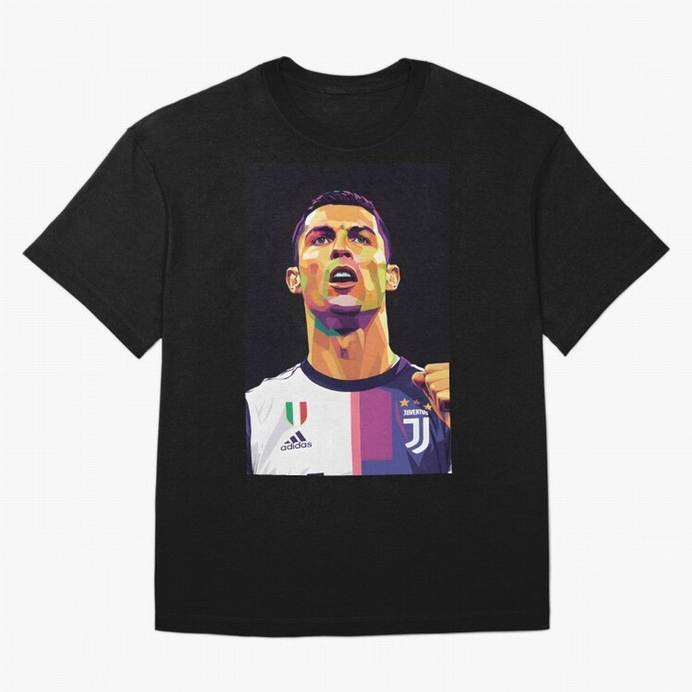 Ronaldo pop art Oversized T-Shirt Remember Match Day Hype around FIFA World Cup 2026 Group Stage, CR7 and Messi, Argentina and Brazil, Tournament Hype, Historic Matchups, Family Viewing Parties and Global Sports Pride; Ideal for Passionate Fans Who