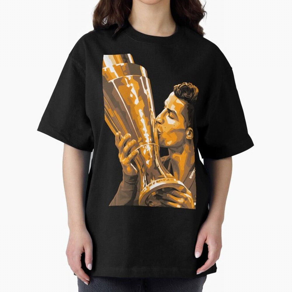 Ronaldo Oversized T-Shirt Embrace Match Day Hype around FIFA World Cup 2026, Messi, England and Germany, Fan Favorite Moments, National Team Passion, Big Match Drama and Soccer History; Built for Supporters Chasing Trophy Dreams, Final Match
