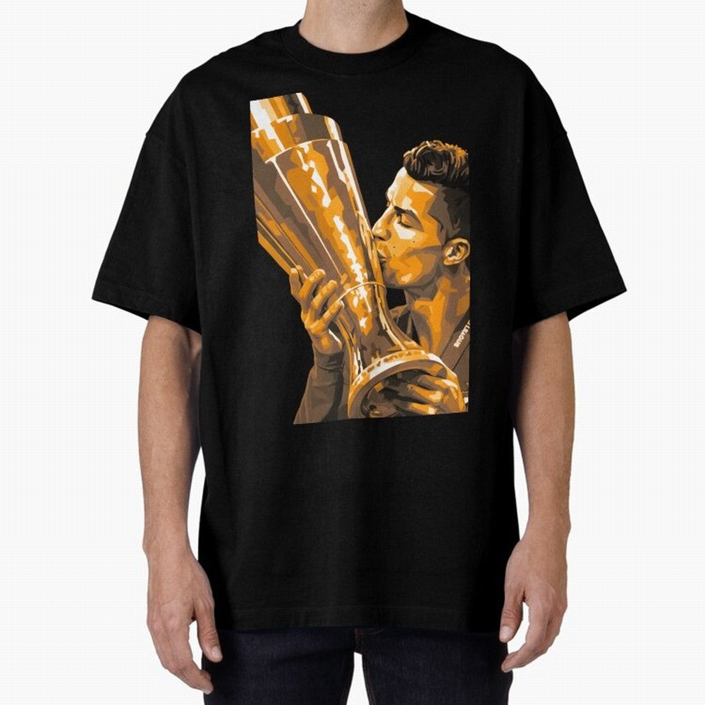 Ronaldo Oversized T-Shirt Embrace Match Day Hype around FIFA World Cup 2026, Messi, England and Germany, Fan Favorite Moments, National Team Passion, Big Match Drama and Soccer History; Built for Supporters Chasing Trophy Dreams, Final Match