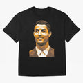 Ronaldo Oversized T-Shirt Capture Stadium Memories from FIFA World Cup 2026 USA Canada Mexico with CR7 and Messi, Argentina and Brazil Energy, Stadium Chants, National Pride, Trophy Dreams and Unforgettable Football Memories; Perfect for People Who