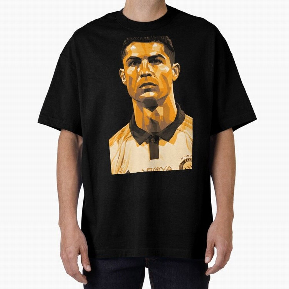 Ronaldo Oversized T-Shirt Enjoy the Biggest Football Party of Global Football Passion for FIFA World Cup 2026 USA Canada Mexico, Celebrating Neymar, Haaland and Cristiano Ronaldo, France, Champion Mindset, Group Stage Buzz, Knockout Tension and