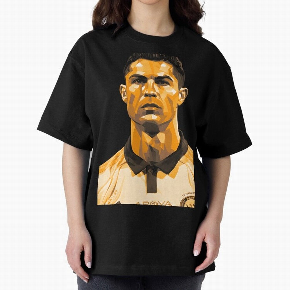 Ronaldo Oversized T-Shirt Enjoy the Biggest Football Party of Global Football Passion for FIFA World Cup 2026 USA Canada Mexico, Celebrating Neymar, Haaland and Cristiano Ronaldo, France, Champion Mindset, Group Stage Buzz, Knockout Tension and