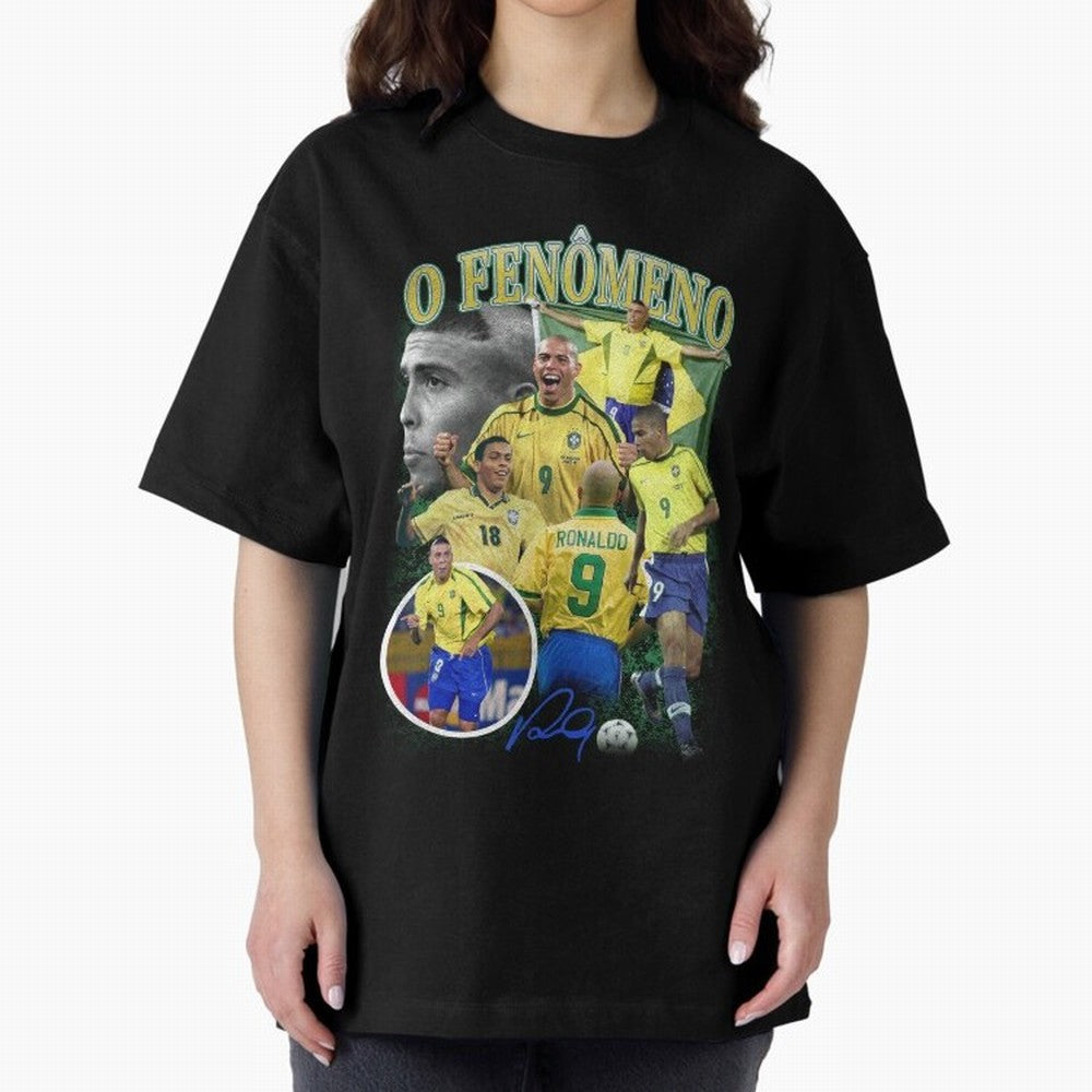 O Fenomeno Ronaldo Oversized T-Shirt Bring Match Day Fire to FIFA World Cup 2026 USA Canada Mexico Driven by Messi and Cristiano Ronaldo, Argentina Energy, Football History, Final Match Energy, Crowd Noise and Once in a Lifetime Moments; Built for