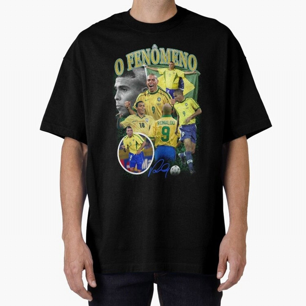 O Fenomeno Ronaldo Oversized T-Shirt Bring Match Day Fire to FIFA World Cup 2026 USA Canada Mexico Driven by Messi and Cristiano Ronaldo, Argentina Energy, Football History, Final Match Energy, Crowd Noise and Once in a Lifetime Moments; Built for