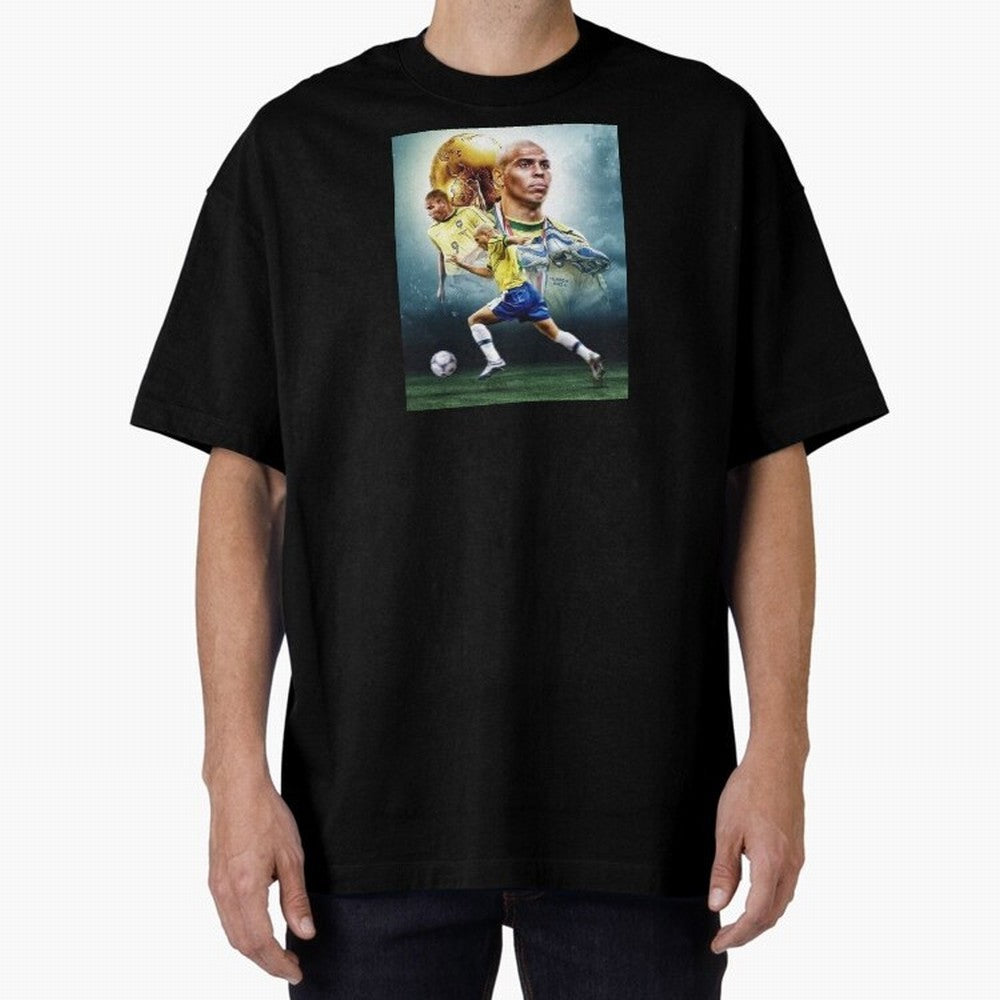 wallpaper Ronaldo Nazario Oversized T-Shirt Support Global Football Passion for FIFA World Cup 2026, Driven by CR7, England and Germany, Supporter Pride, Iconic Celebrations, Legendary Names and Global Match Day Energy; Created for Match Day