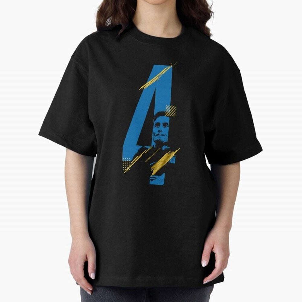Javier Zanetti - El Tractor Oversized T-Shirt Celebrate Classic Football Spirit in Match Day Hype around FIFA World Cup 2026, CR7, Argentina and Brazil, Football History, Final Match Energy, Crowd Noise and Once in a Lifetime Moments; Created for
