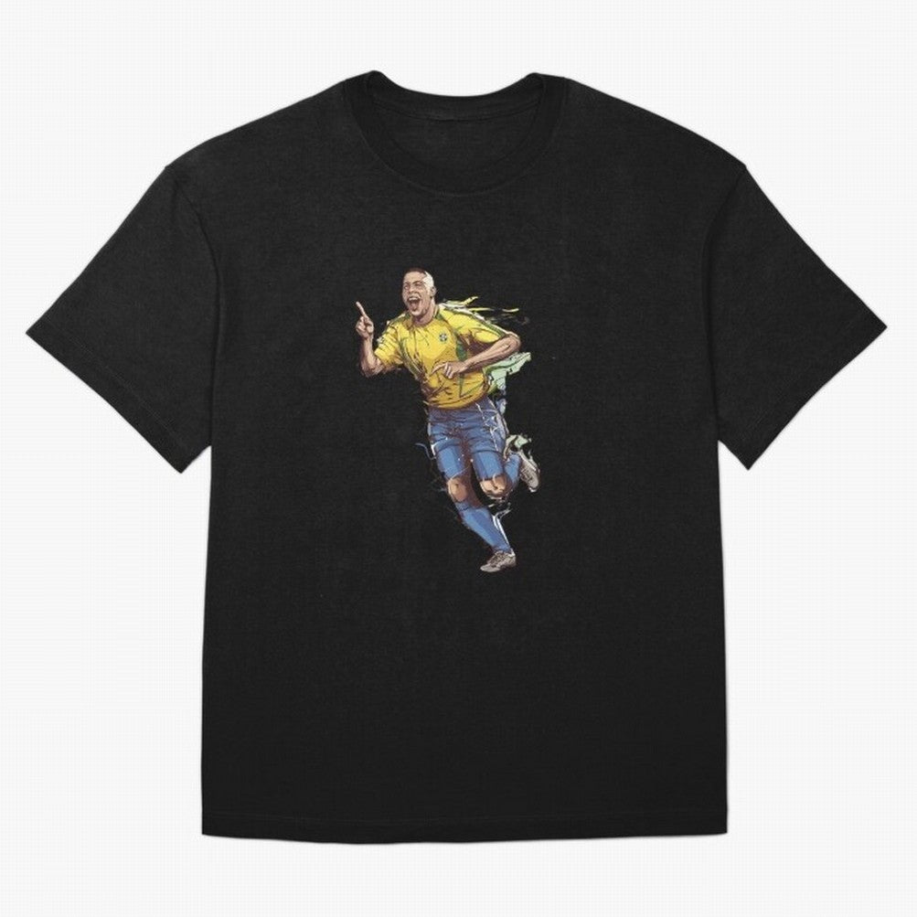 Brazilian Football Player from Milano Oversized T-Shirt Build Match Day Hype around FIFA World Cup 2026 USA Canada Mexico, Mbappe and Neymar, Germany, Football Festival Excitement, Trophy Ambitions, Country Rivalries and Star Player Buzz; Built for