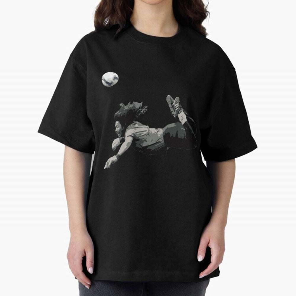 Rene Higuitas Scorpion kick35 Oversized T-Shirt Back Your Heroes with Global Football Passion for FIFA World Cup 2026 USA Canada Mexico, Capturing Cristiano Ronaldo, Haaland and CR7, Argentina and Brazil, Global Supporter Spirit, Legendary Goals,