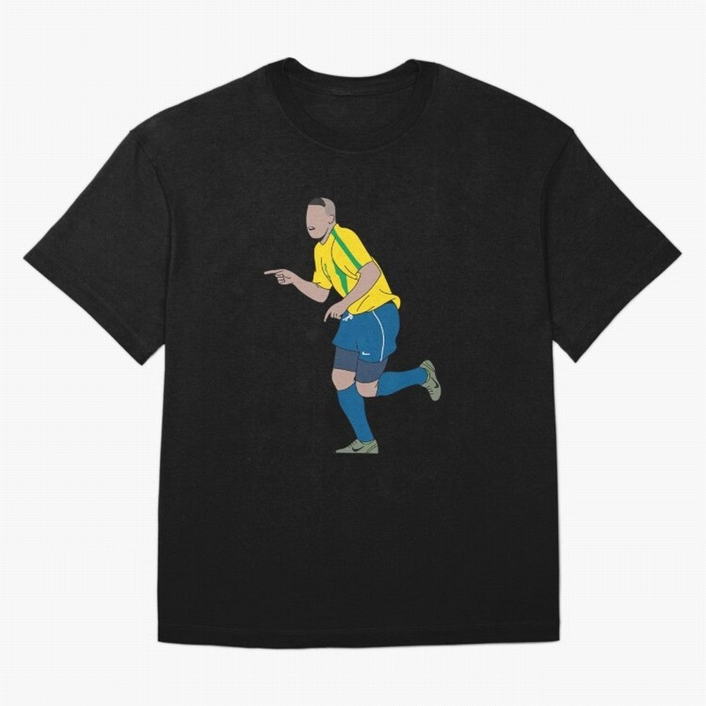 Ronaldo R9 Brazil (2002 WC) Oversized T-Shirt Bring a Champion Mindset to FIFA World Cup 2026 Group Stage for Fans of Messi, CR7 and Mbappe and England and Germany, Bringing Global Supporter Spirit, Legendary Goals, National Colors and Tournament