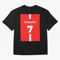 Ronaldo Jersey - 7 Back to Manchester Oversized T-Shirt Make Your Look Match FIFA World Cup 2026 Group Stage Featuring CR7, Spain Energy, Soccer Culture, Superstar Moments, National Team Dreams and Competitive Fire; Perfect for Supporters Who Want