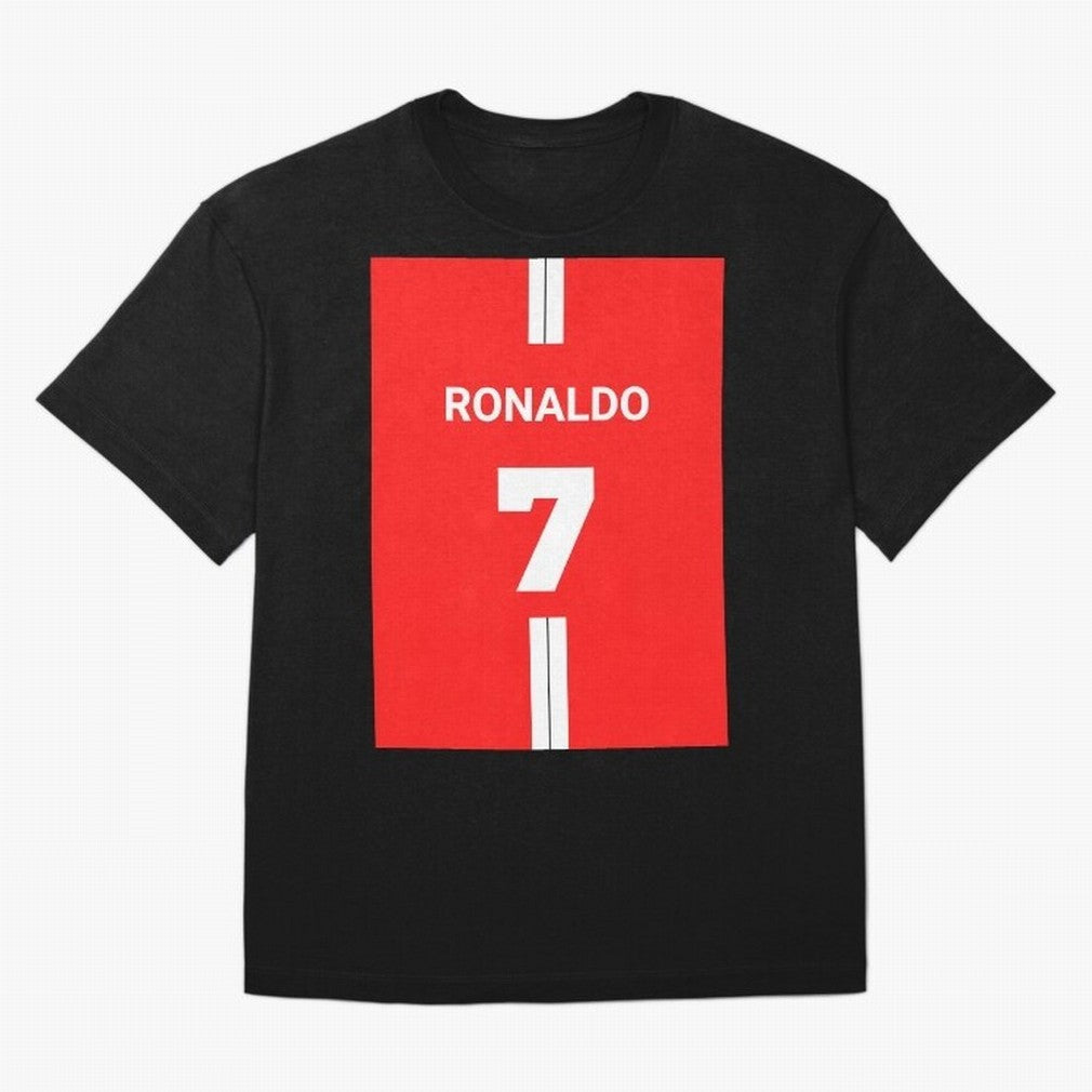 Ronaldo Jersey - 7 Back to Manchester Oversized T-Shirt Make Your Look Match FIFA World Cup 2026 Group Stage Featuring CR7, Spain Energy, Soccer Culture, Superstar Moments, National Team Dreams and Competitive Fire; Perfect for Supporters Who Want