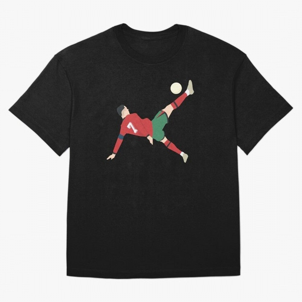 Cristiano Ronaldo CR7 Portugal Oversized T-Shirt Show Up for the Glory of Global Football Passion for FIFA World Cup 2026 Group Stage, Connected to Cristiano Ronaldo, Spain and Netherlands, Sports Nostalgia, International Competition, Famous